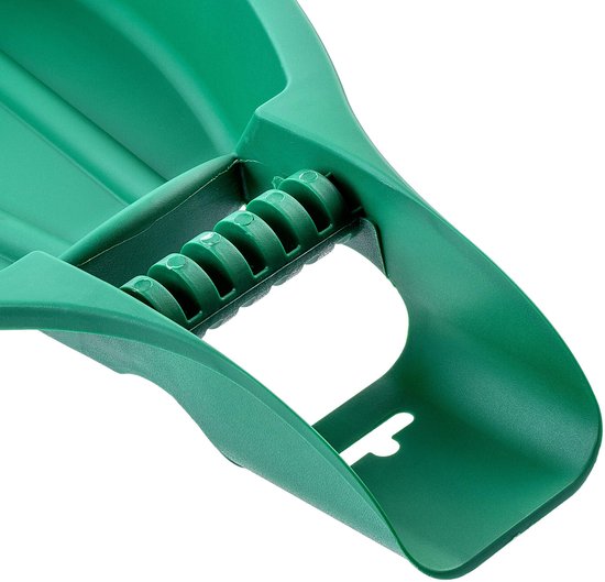 KADAX Bladverzamelaar, bladklauw van robuust polypropyleen, resistente bladgrijper, grijptang voor bladeren, gras en fruit, weerbestendige bladbrekers (49,5 x 34 cm, groen) van KADAX — afbeelding 2