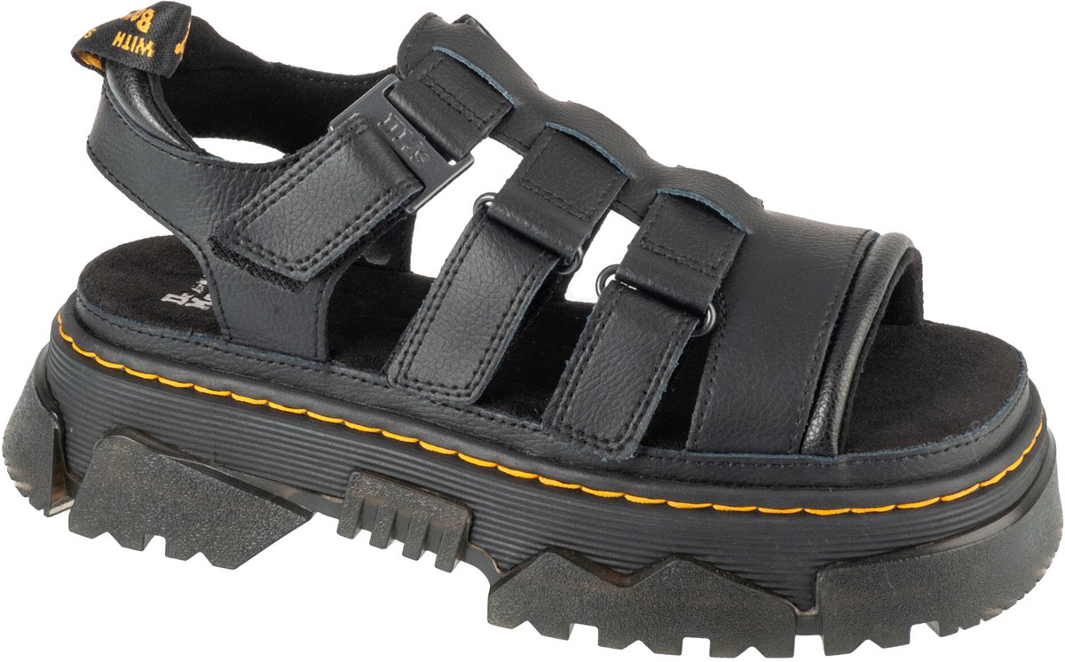 Dr. Martens Mattison 3 Strap Sandals Vrouwen Sandalen Zwart