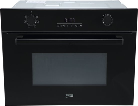 Beko BMCI44313FBG - Inbouwmagnetron - combimagnetron - Grill - Kinderslot - 44 l - Zwart - Draaiknop touch