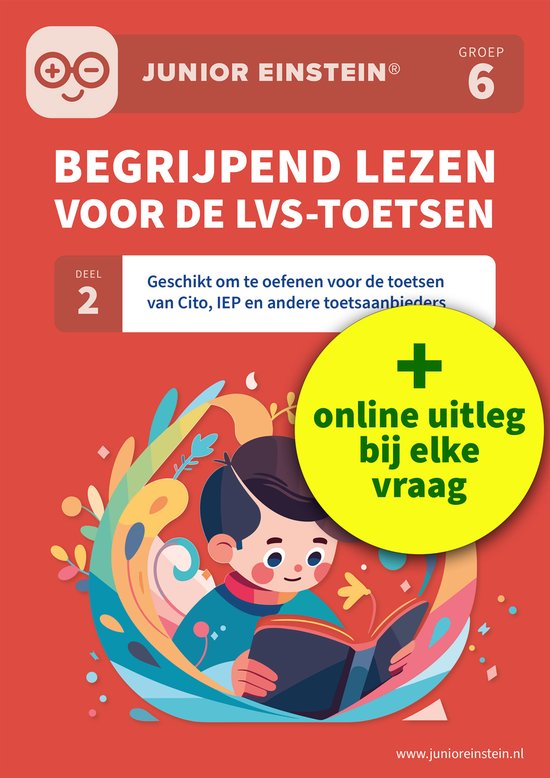 Begrijpend lezen voor de LVS-toetsen Groep 6 deel 2 - cover