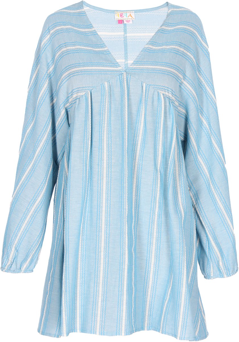 IZIA jurk blauw