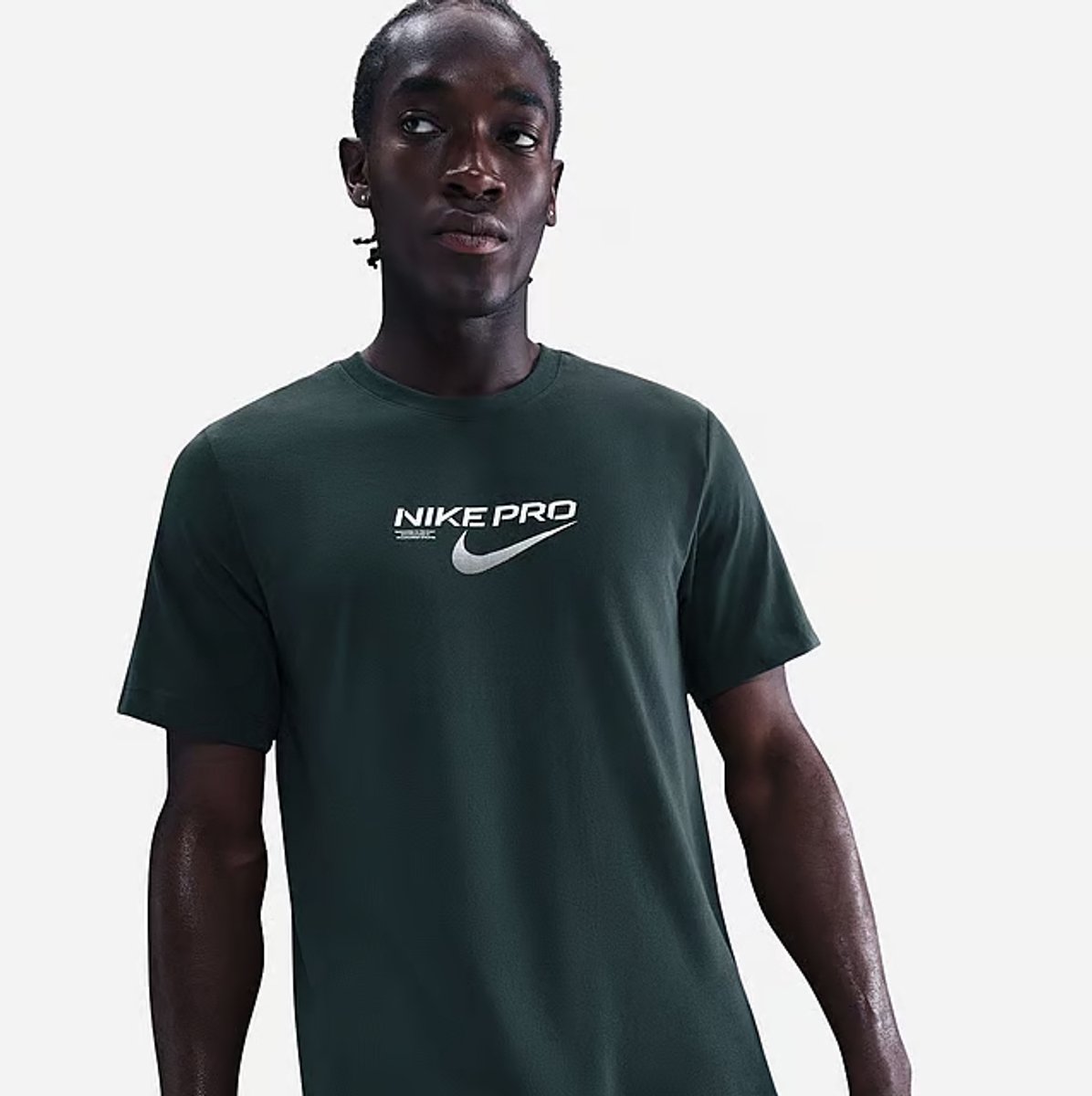 Nike T-Shirt Dri-FIT Pro Training Heren Groen