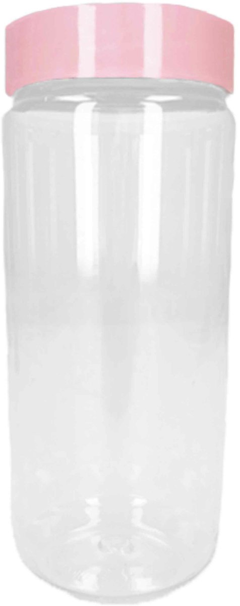 Plasticforte Voorraadpot/bewaarpot - 550 ml - kunststof - mintgroen - B7 x H16 cm