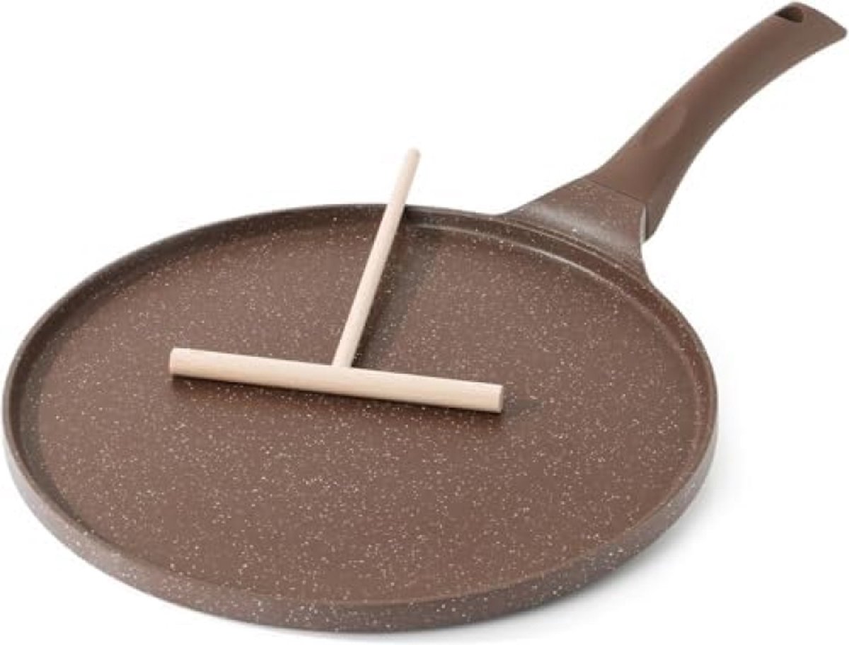 PromoHome Pannenkoekenpan 26 cm - Antiaanbaklaag & Inductiegeschikt