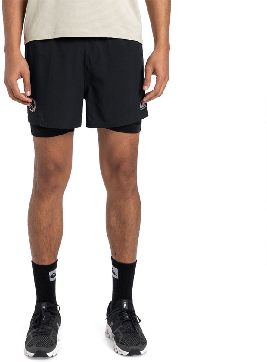 Quiksilver Keep The Pace Korte Sportbroek 2XL Man Zwart
