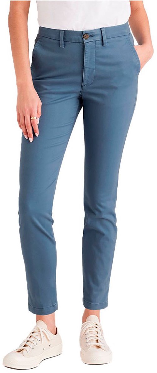 Dockers Weekend Skinny Chino Broek Blauw 27 / Long Vrouw