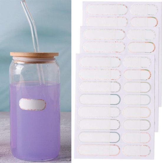 Flintronic 100 stuks waterdichte verzendlabels van plastic Flintronic 100 stuks waterdichte verzendlabels van plastic