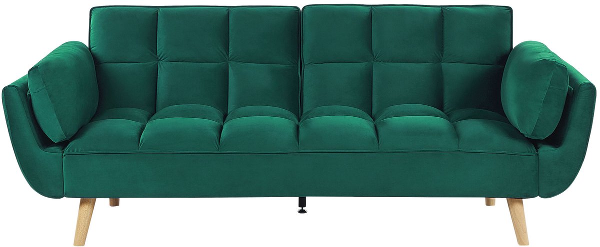 ASBY - Slaapbank - Groen - Fluweel