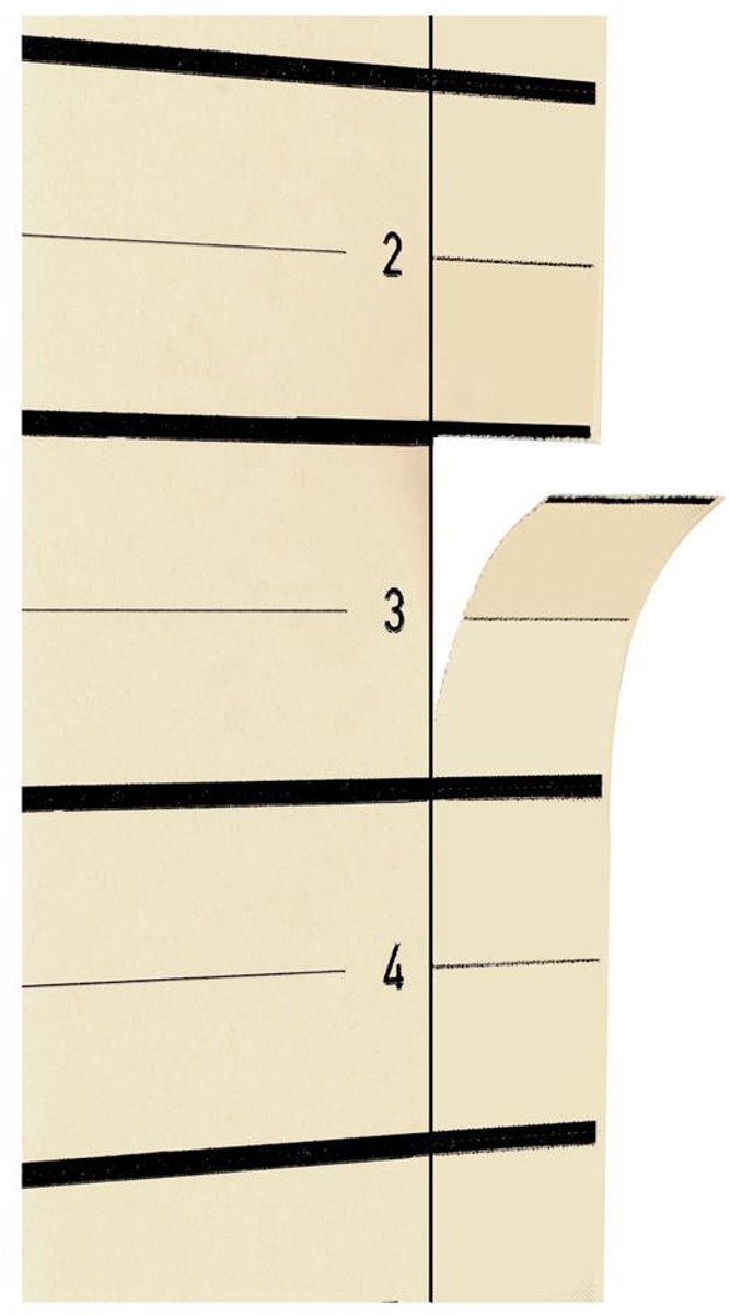 PAGNA scheidingsbladen A4 kraftkarton beige