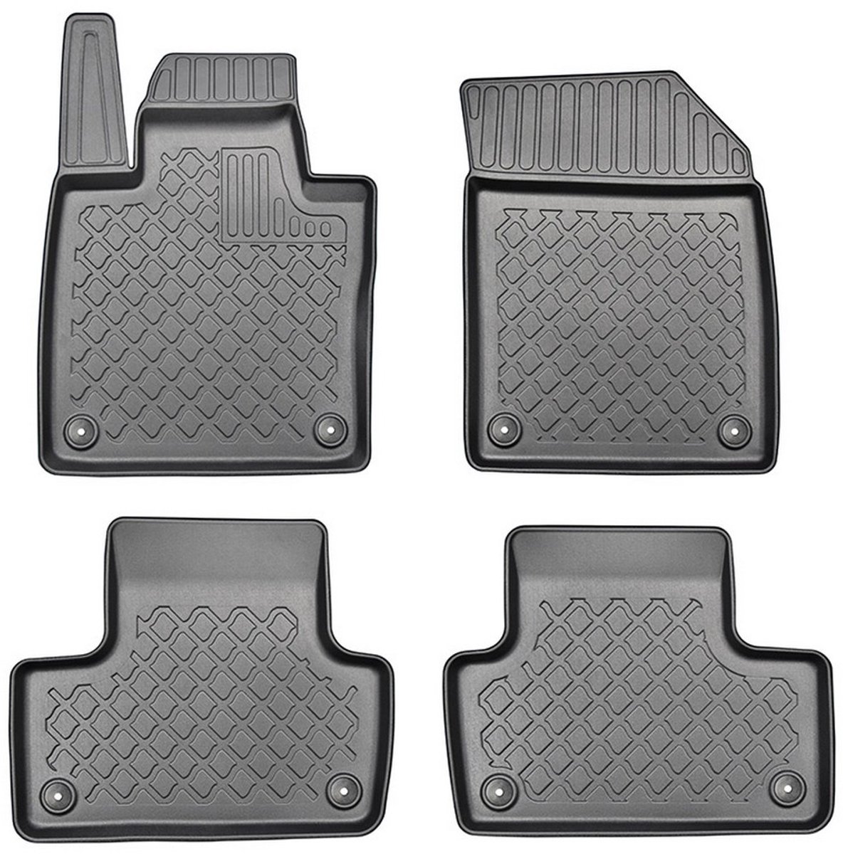 Automatten geschikt voor Volvo XC60 II 2017-heden Guardliner PE/TPE rubber