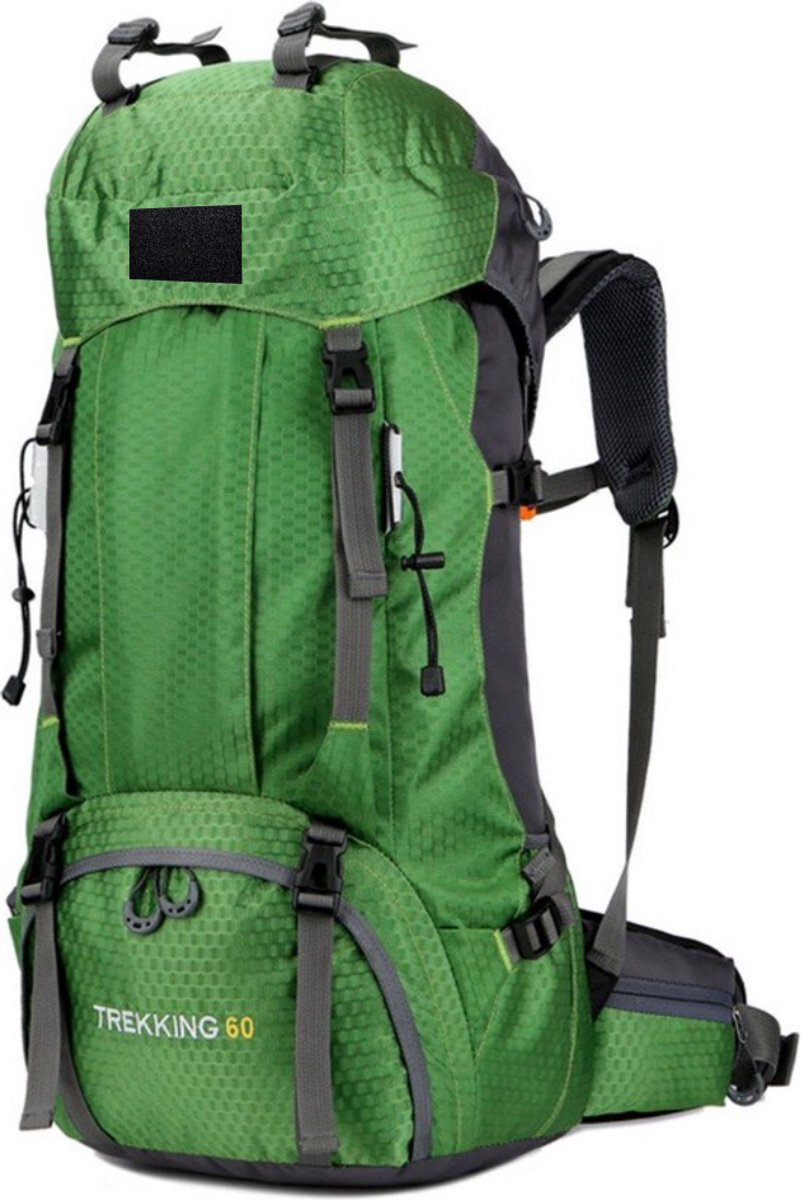 RAMBUX® - Backpack - Adventure - Groen - Wandelrugzak - Trekking Rugzak - Heupriem - Lichtgewicht - 50 Liter