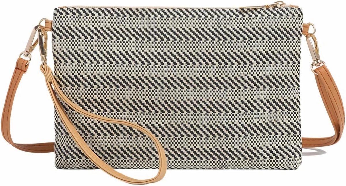 Kleine Schoudertas voor Dames - Boho Crossbody Strandtas en Mobiele Telefoon Tas