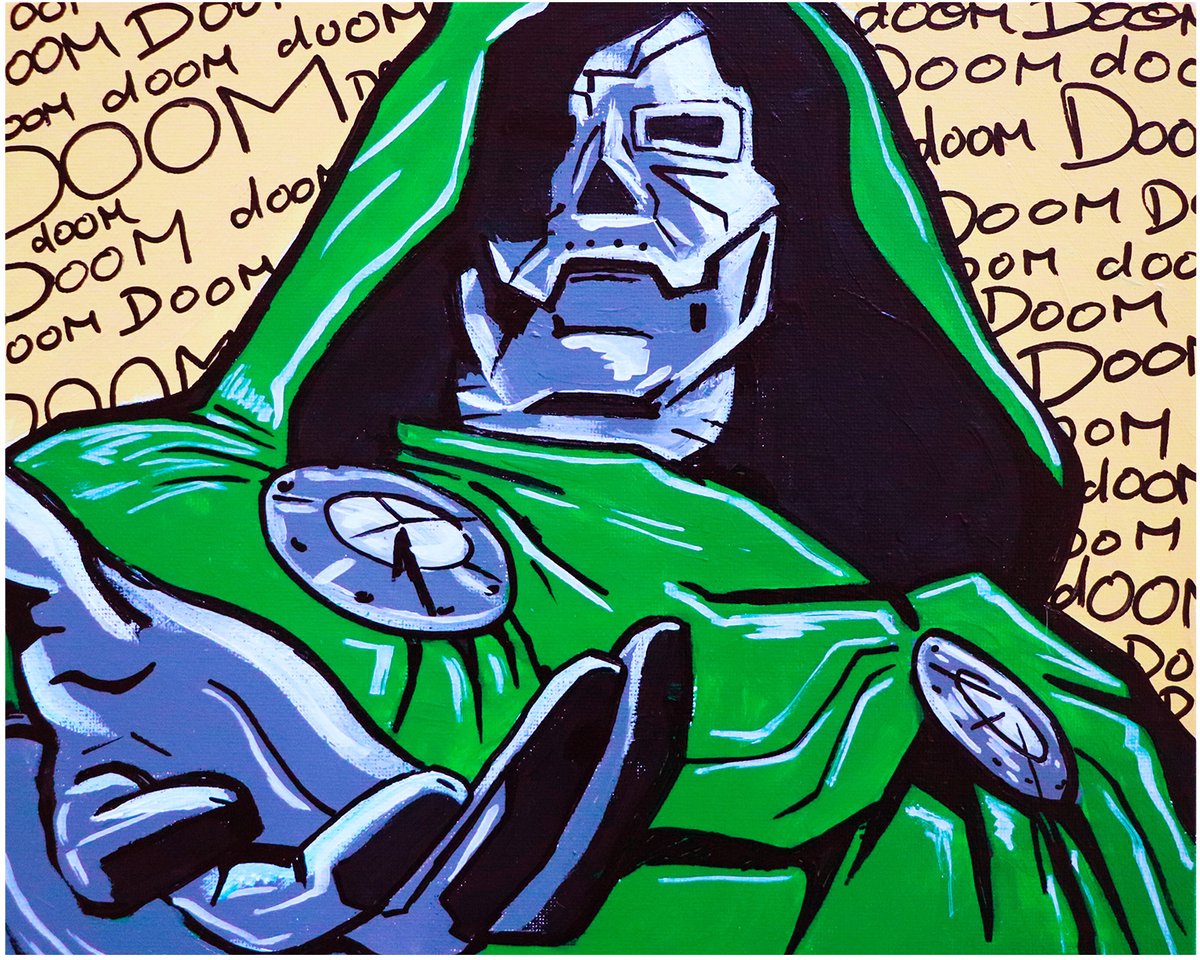 Doctor Doom - 40x30cm - Marvel - Kunst - Poster - Kinderkamer