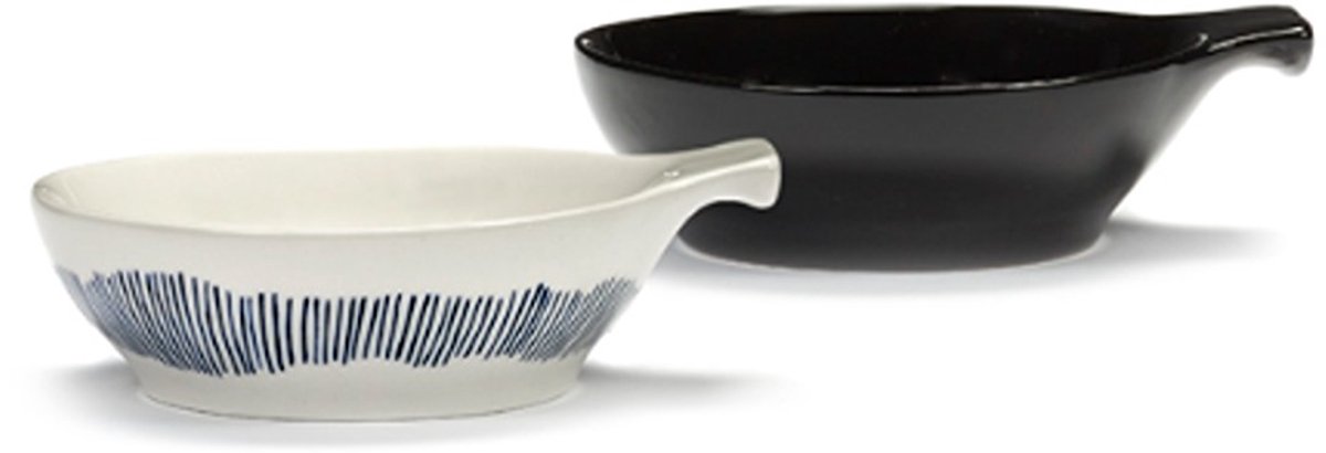 Serax - Ottolenghi Feast - Tapasschaal L - Wit/Blauw - 13 Ø - 4 stuks