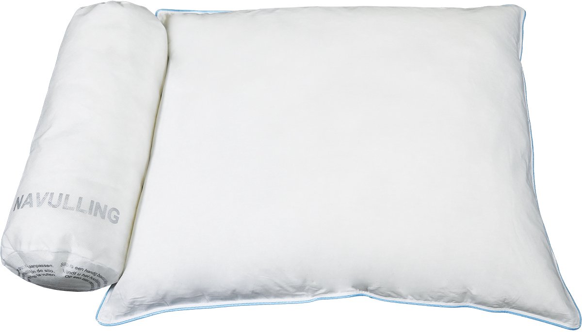 Polydaun Joepi kinderhoofdkussen - meegroei kussen - GRS gerecyclede Comfort-O-Bol vulling - met navulling - 60x70 cm