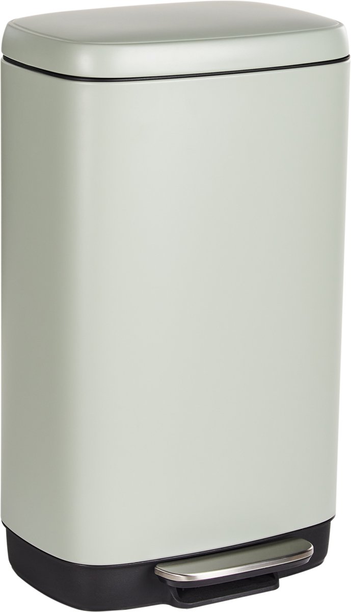 BELIANI ECOCOLLECT - Prullenbak - Lichtgroen - 30 l - IJzer