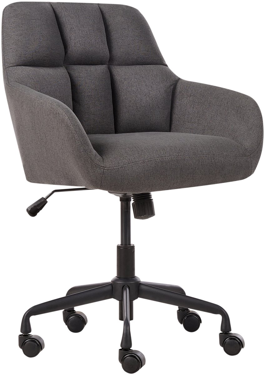 PALMDALE - Bureaustoel - Grijs - Polyester