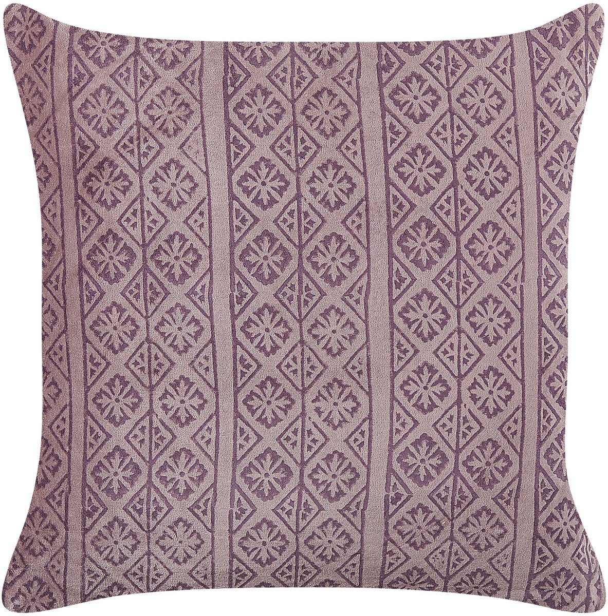 Beliani SILYBUM - Sierkussen - Roze - 45 x 45 cm - Fluweel