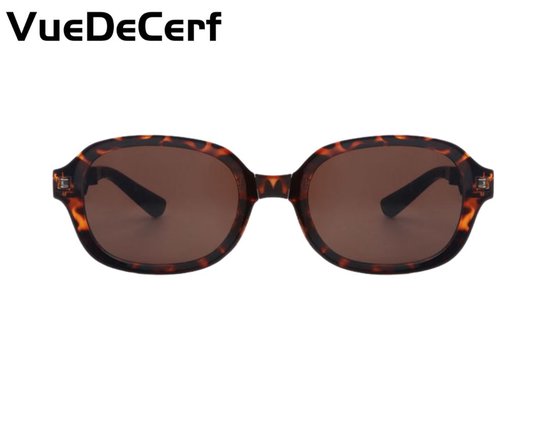 VueDeCerf Unisex Zonnebril - Opvouwbare Zonnebril - UV380 - Ovaal - Bruin Montuur met Bruine Glazen van VueDeCerf — afbeelding 4