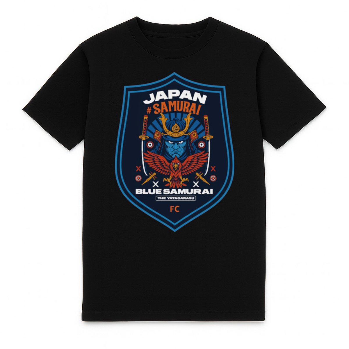 FC ELEVEN - Japan Blue Samurai Heavy T-Shirt - Zwart