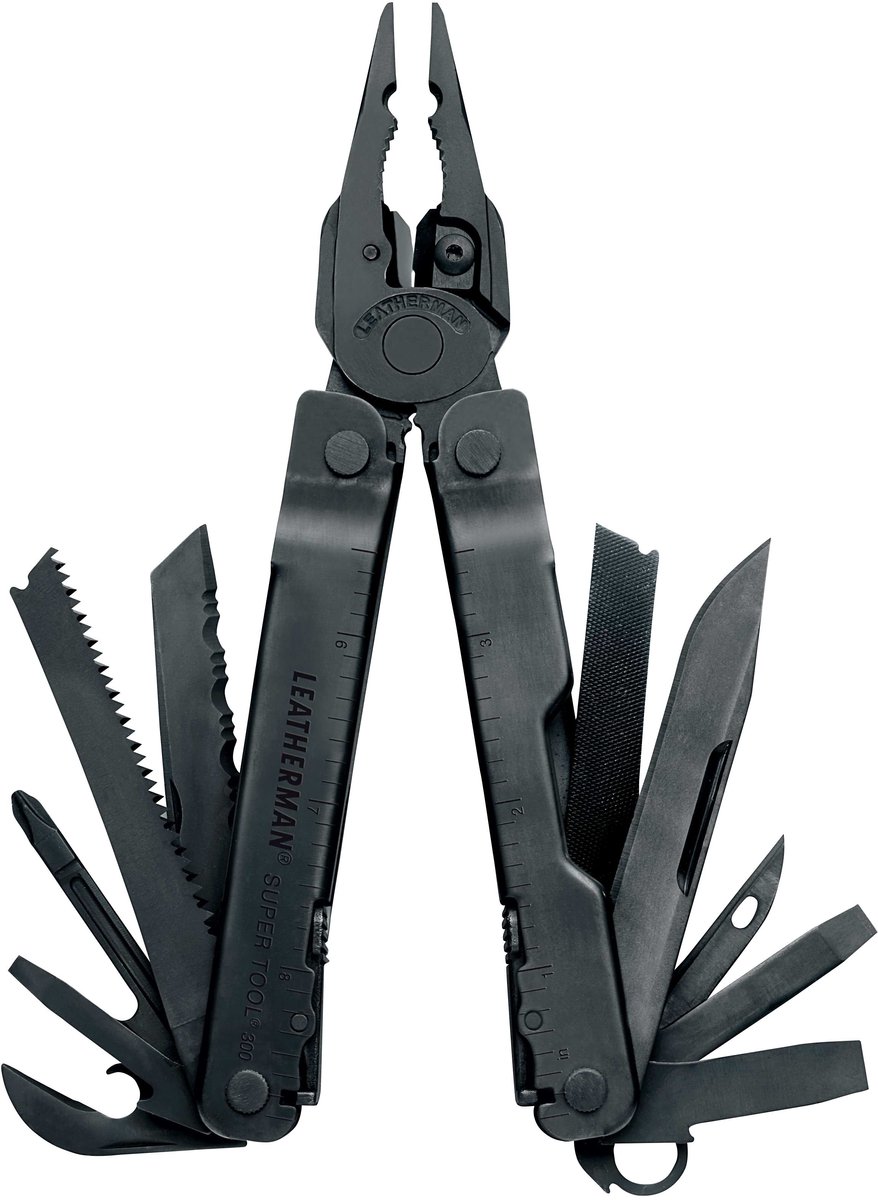 Leatherman SuperTool 300 Molle Sheath Zakmes - Multitool - Zwart
