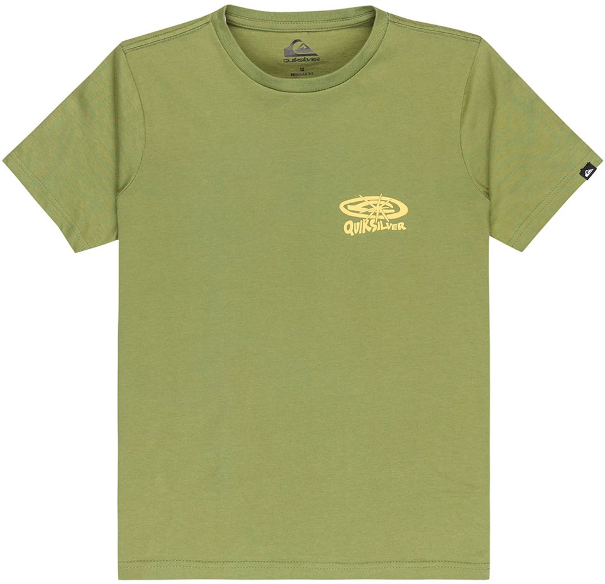 Quiksilver Snaky Ways T-shirt Met Korte Mouwen 10 Years Jongen Groen
