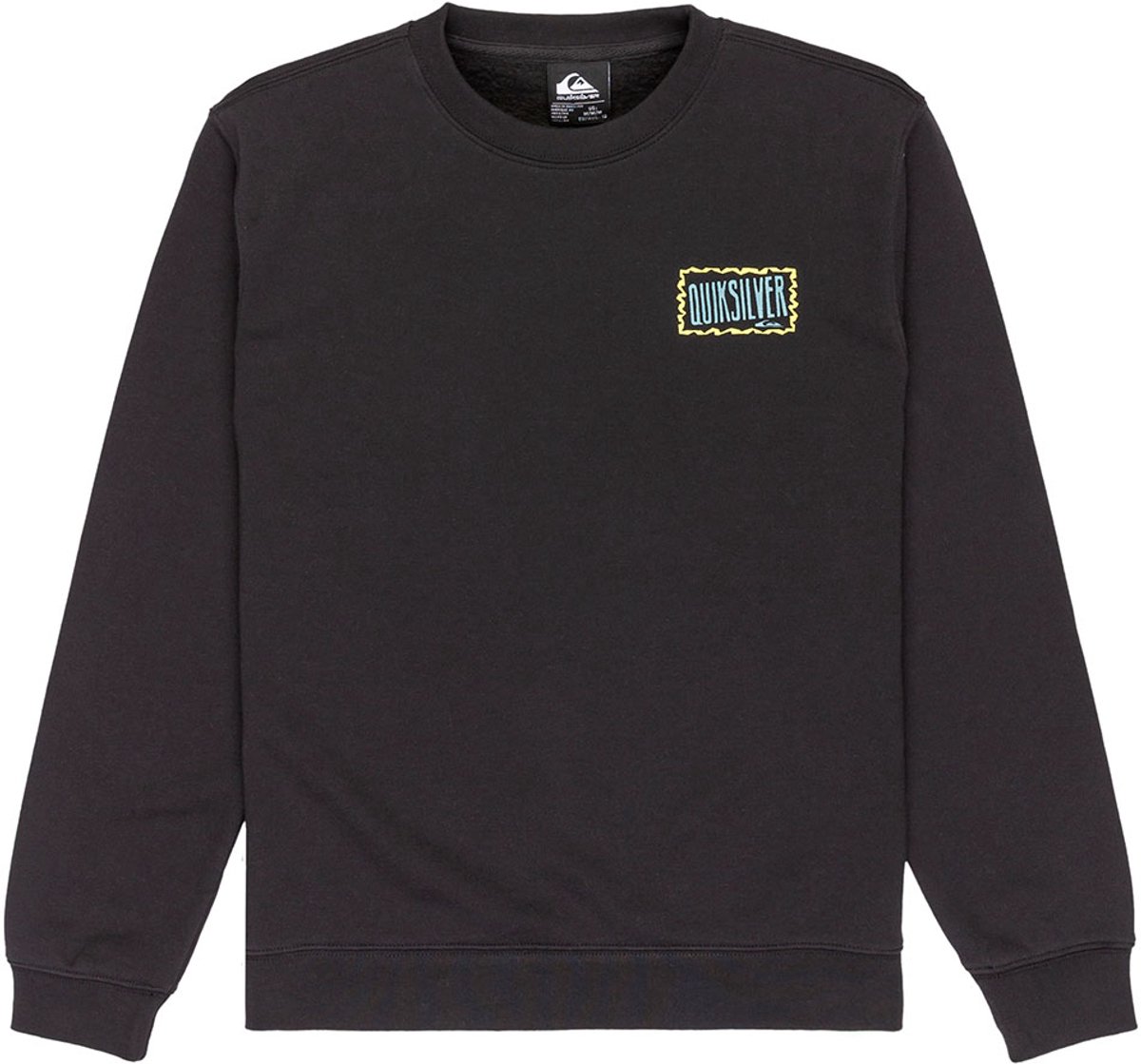 Quiksilver Graphic Sweatshirt 8 Years Jongens Zwart
