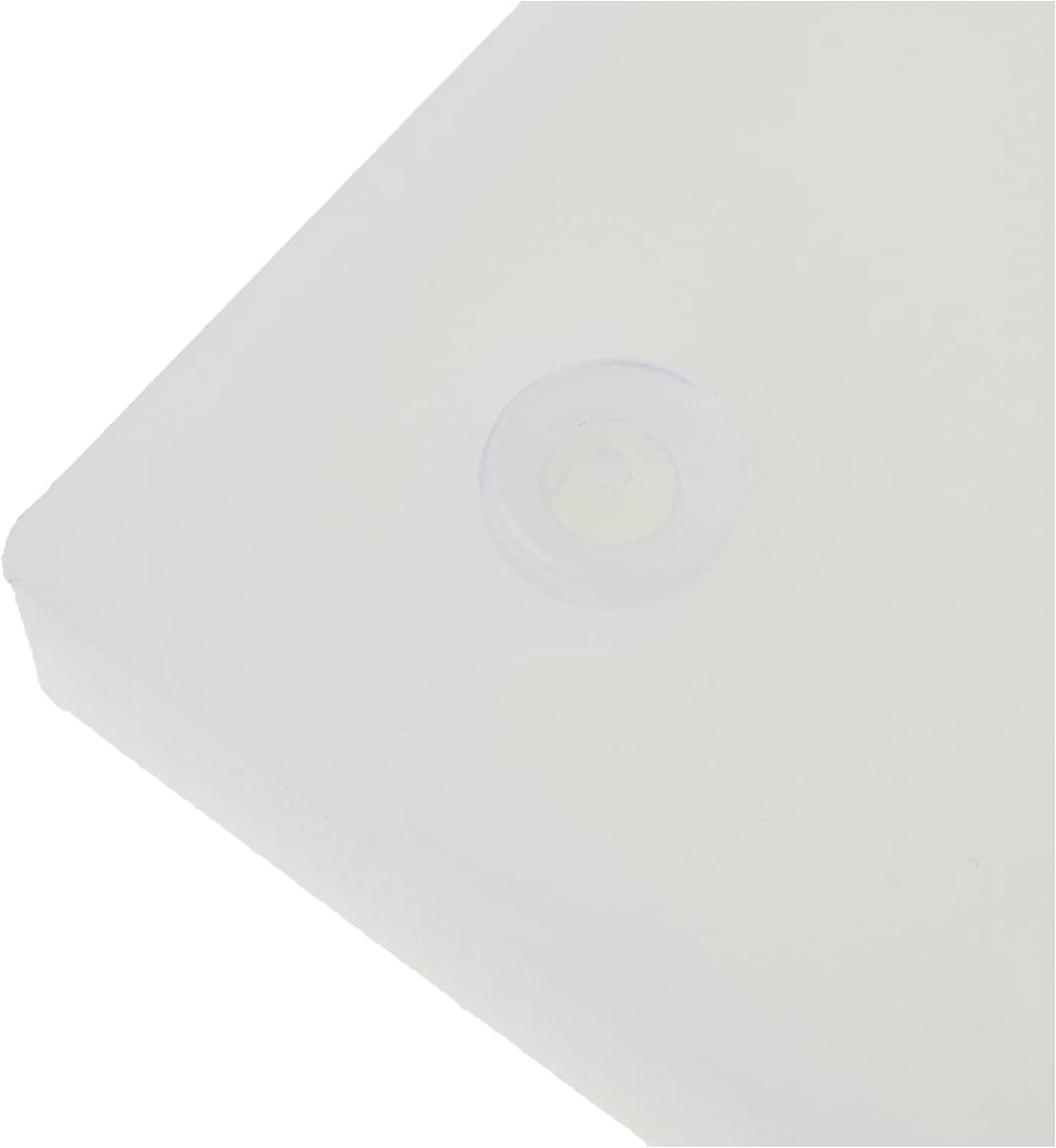 Snijplank van polyethyleen 38 x 28 x 2 cm - Wit