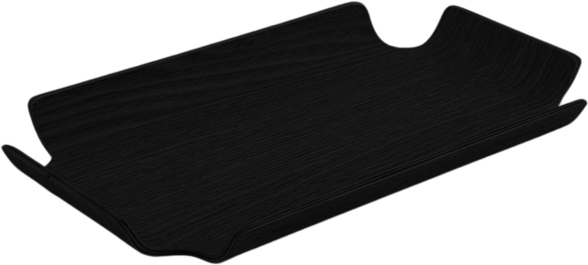 XLBoom Deck Tray 24×14 Zwart – Houten serveer- en display tray – Verkrijgbaar in Oak | Walnut | Black – Design dienblad met antislip & stapelbaar