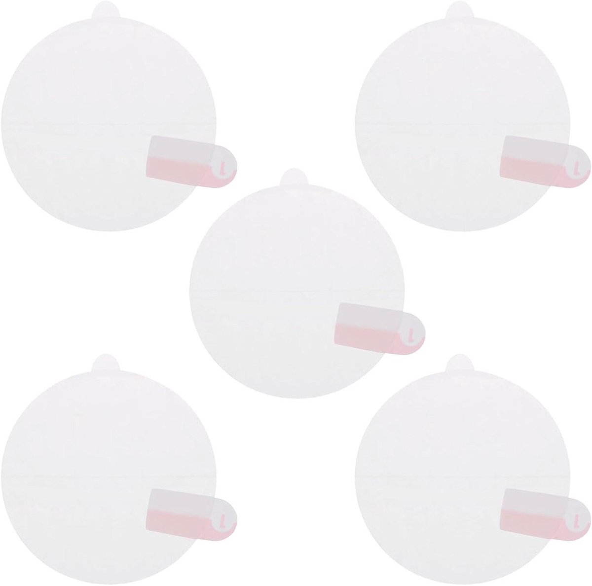 Allecto plus - Set van 5 universele ronde smartwatch-beeldschermbeschermfolie - 48 mm - Anti-blauw licht - Waterdicht - Anti-kras - Beschermfolie voor horlogeglas