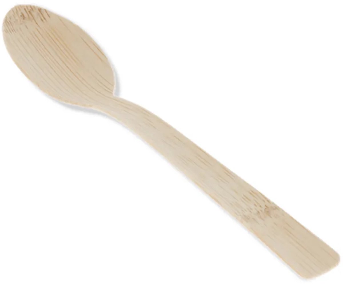 Bamboe Lepel Bio 170mm (100 stuks)