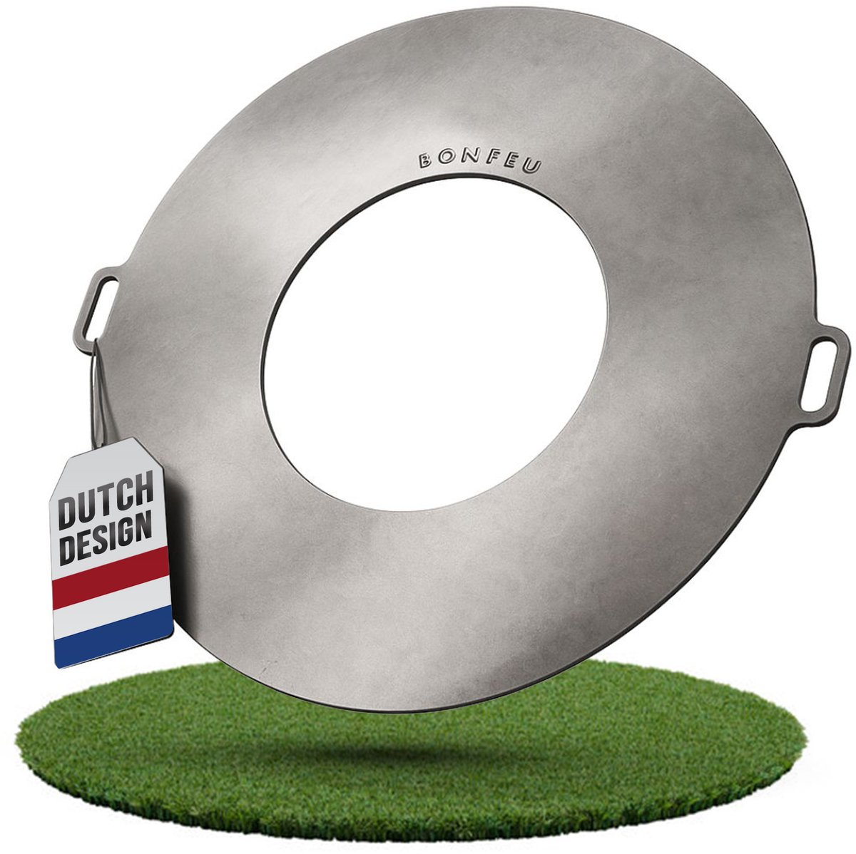 BonFeu BonPlancha Ø80 cm - Grillen met Vuurschaal Ø80 cm - Hoge Kwaliteit Staal - Buitenkoken - Plancha BBQ - 80x80x1.6 cm