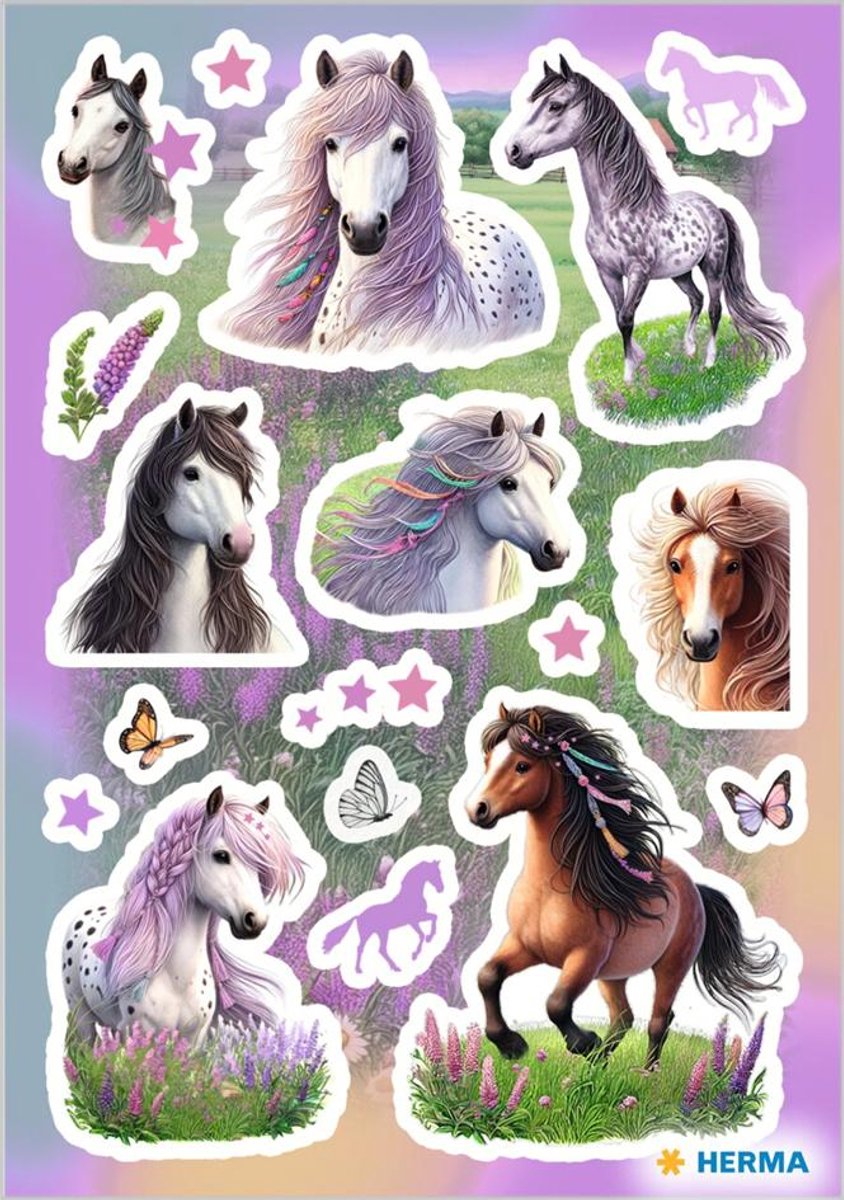 HERMA decoratiestickers paardenwereld, papier