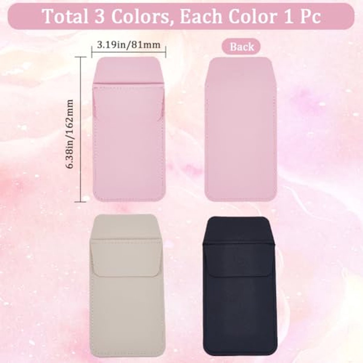 ASTER Pocket Protector, 2 stuks lederen pennenhouder organizer etui voor shirts Lab jassen broek pen mouw, duurzaam zakgereedschap etui voor vasthoudt pennen, wijzers, potloden, liniaal (zwart