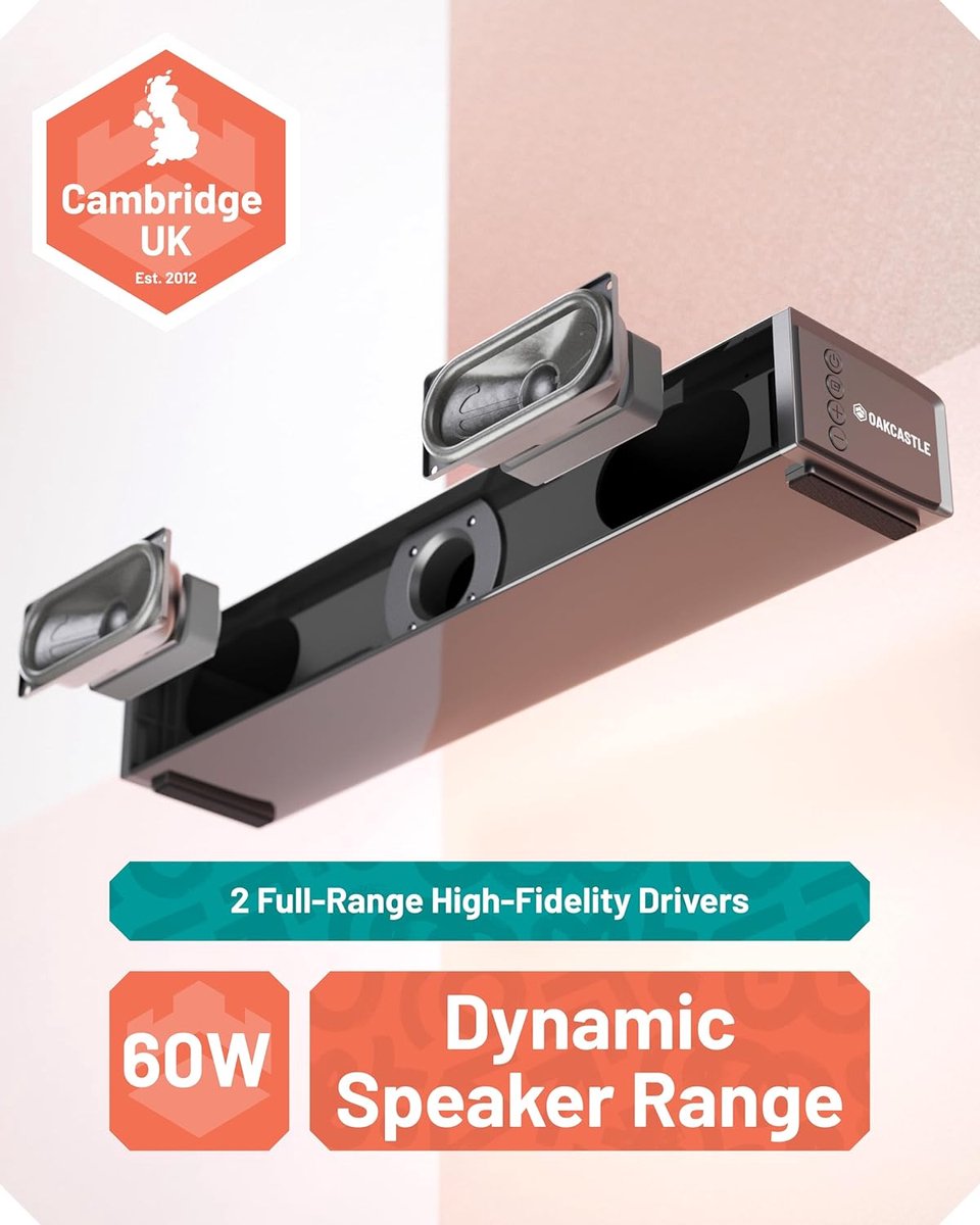 60W Draadloze Soundbar met HDMI en Bluetooth - afbeelding 3