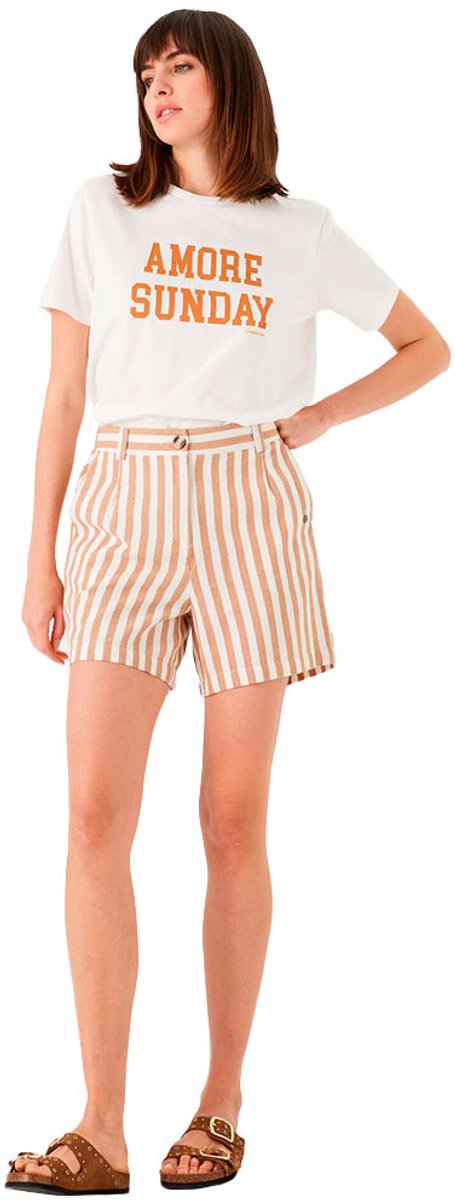 GARCIA Dames Shorts Wit