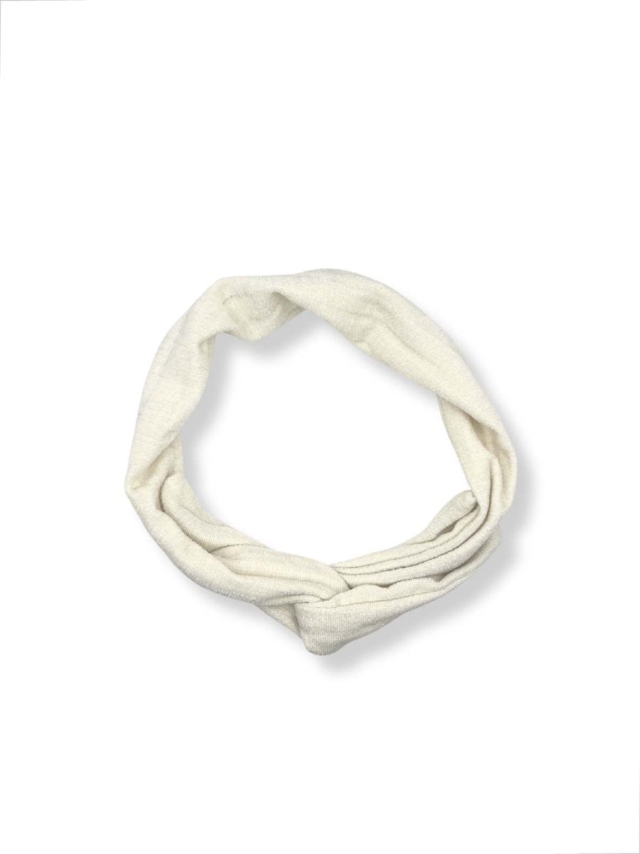 Duurzaam cadeau - Flexibele haarband - IJzerdraad - Velvet beige - 90 cm