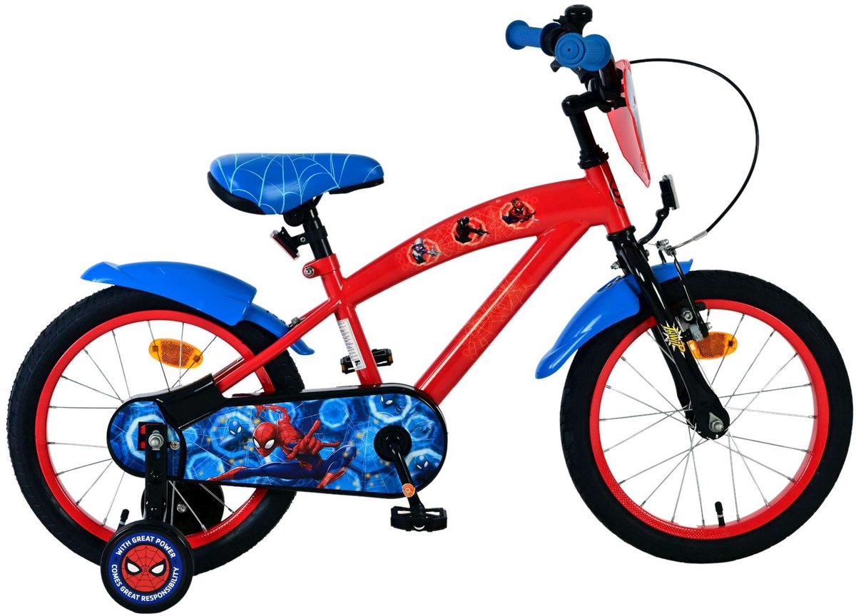 Marvel Spiderman kinderfiets 16 inch