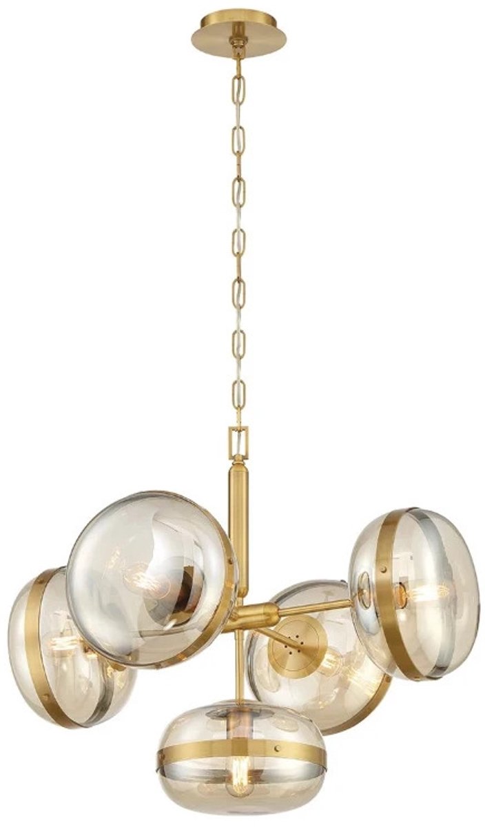 Eurofase LED Kroonluchter | 5X E27 Max 40W | Antique Brass