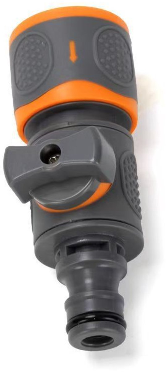 2 x Tuinslang Slangstuk - Slangkoppelingen -voor gazon、 landbouw 、 irrigatie -16 mm(95x20mm) - -met klepschakelaar – foto 3