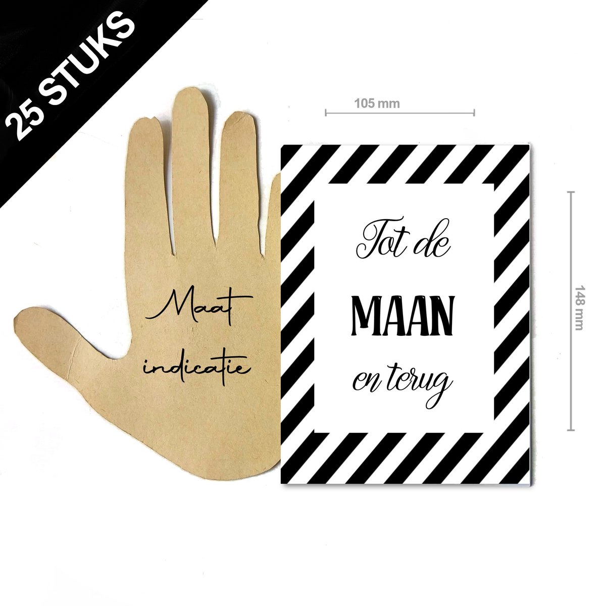 25 stuks Liefdes ansichtkaarten tot de maan en terug - A6 formaat enkele kaart excl. envelop - love you ik hou van jou wenskaarten particulieren bedrijven cadeau wenskaarten wholesale