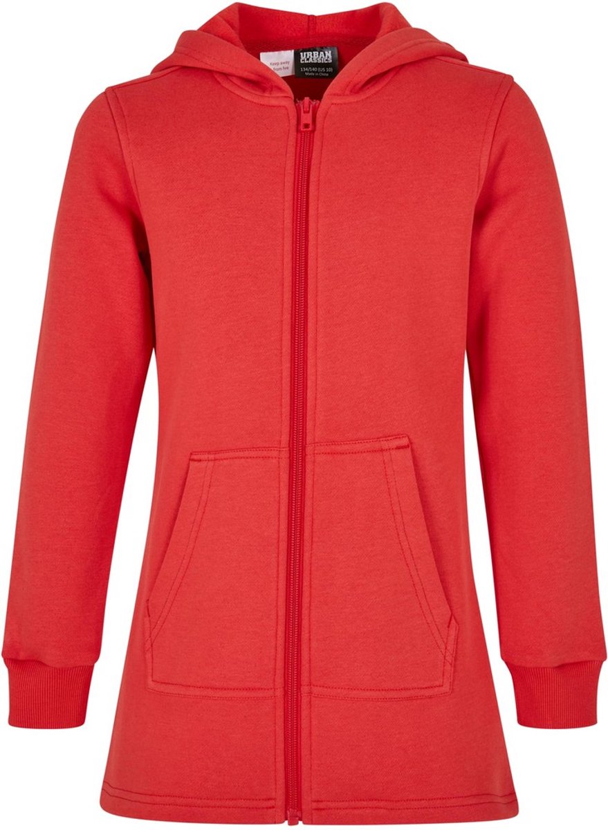 Urban Classics Sweat parka Vest Met Capuchon Kinderen Kids 110/116 Rood