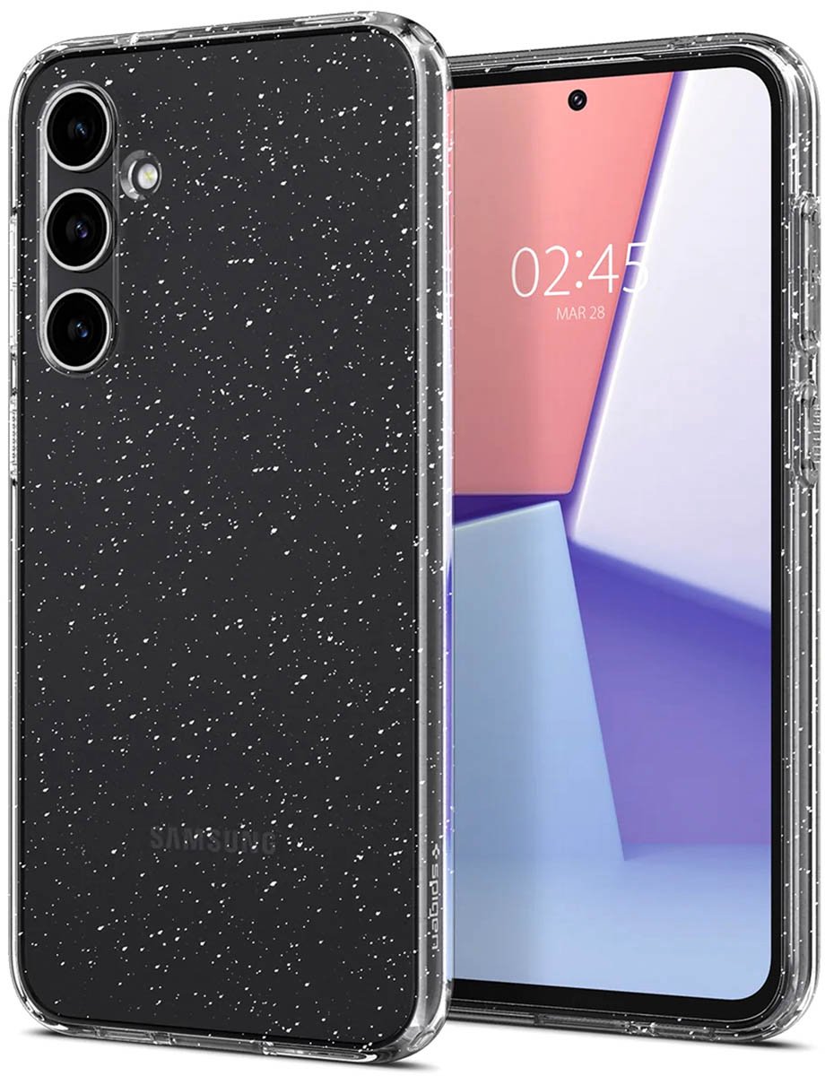 Spigen Liquid Crystal Hoesje Geschikt voor Samsung Galaxy S23 FE Transparant Glitter