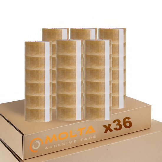 varivendo Package Adhesive Tape, Package Tape, Packaging Tape, 50mm x 66m, Transparent (36 Rolls varivendo Package Adhesive Tape, Package Tape, Packaging Tape, 50mm x 66m, Transparent (36 Rolls