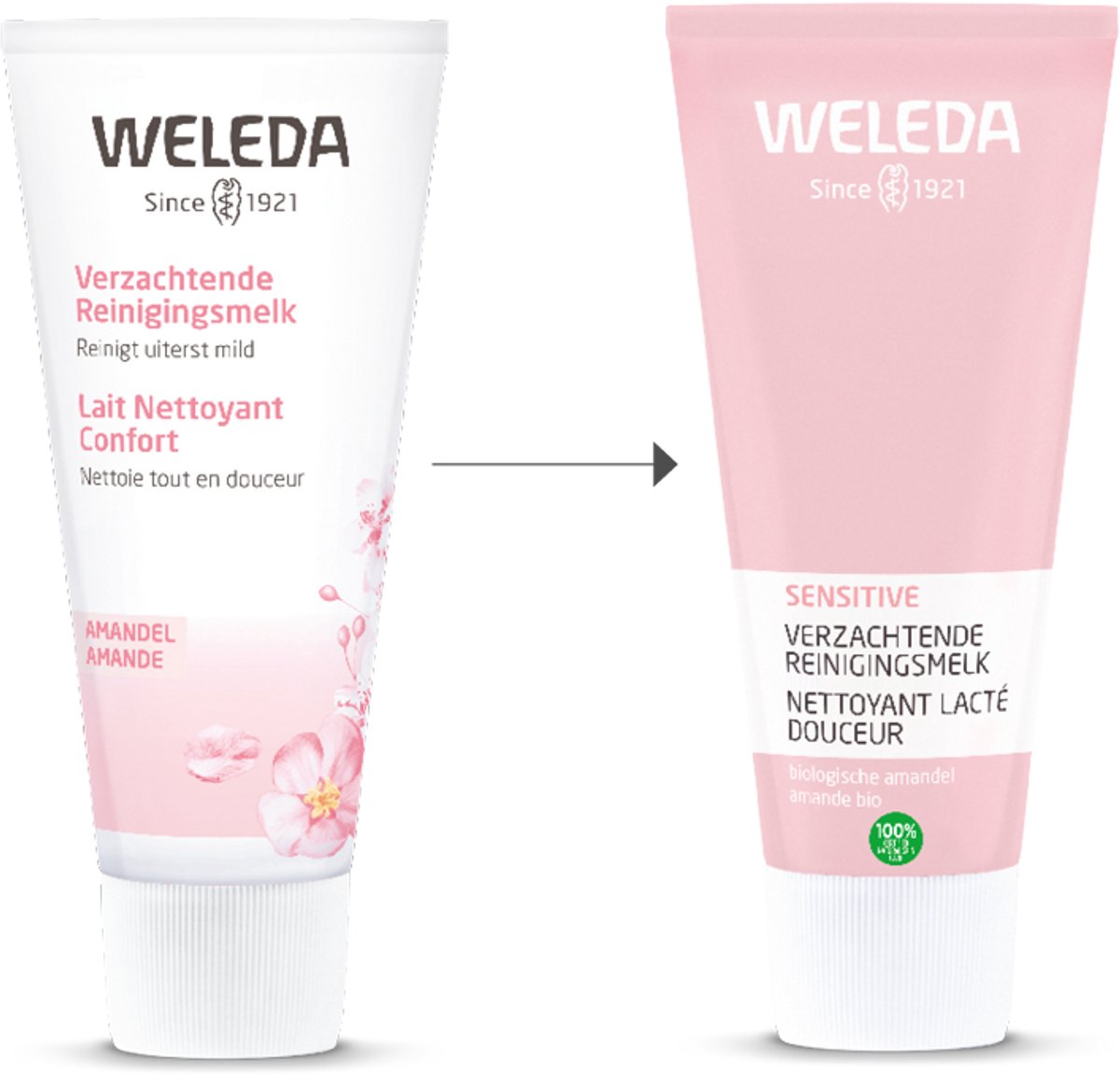 WELEDA Amandel Verzachtende Reinigingsmelk 75 ml