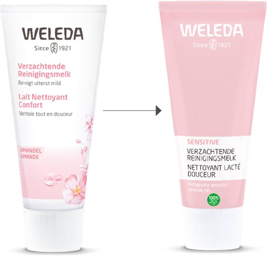 WELEDA Sensitive Hydraterende Reinigingsmelk - Amandel - 75ml