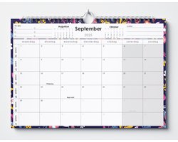 Huurdies® - 22 maanden kalender - 2025/2026 - A4+ - Bloemen