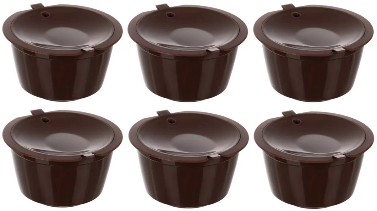 Ruhhy Dolce Gusto Compatibele Koffiecapsules - 6-Pack Herbruikbaar!