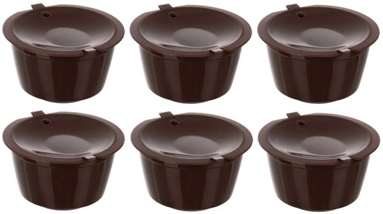 Capsules de café compatibles Ruhhy Dolce Gusto - Paquet de 6 réutilisables !