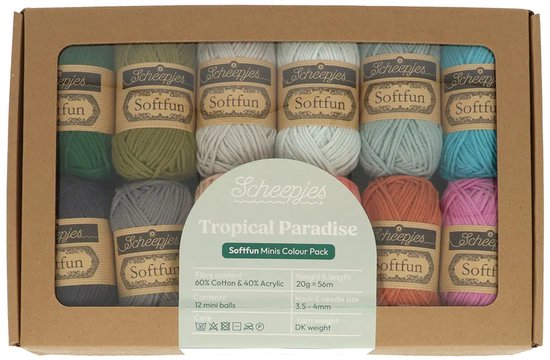 Scheepjes Softfun colour pack 12x20g Ocean Breeze